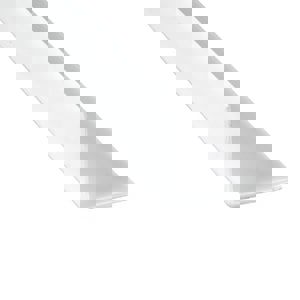 2-1/2X48 CNR SHLD W/ HOLE WHIT 6 PK